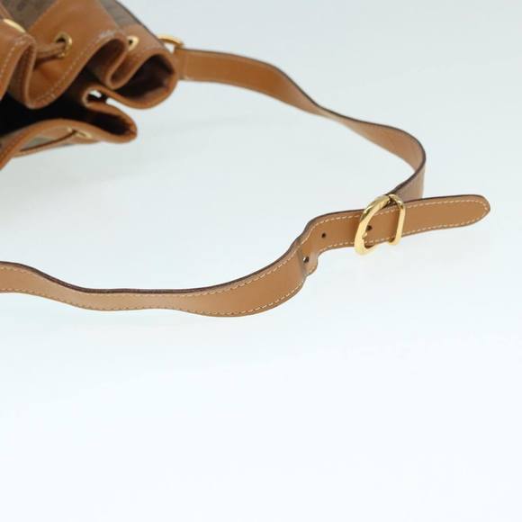 GUCCI Micro GG Supreme Web Sherry Line Shoulder Bag PVC Brown Gold Auth 88809 - Picture 9 of 16